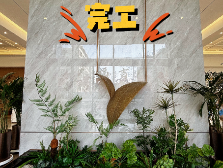 銀川裝修公司推薦|銀川大河雲(yún)初售樓部裝修軟裝布場(chǎng)